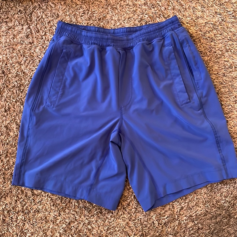 Blue Lulu lemon 9” shorts